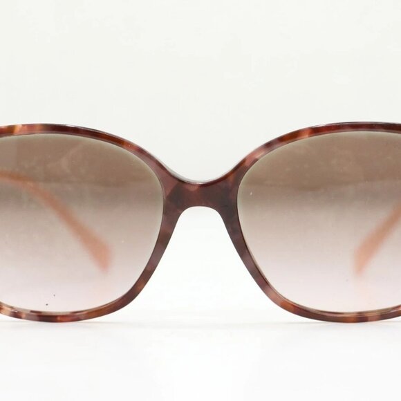 Prada Women's SPR01O 55 17 UE0-0A6 Spotted Brown Pink/Brown Graidient Sunglasses - Picture 4 of 16